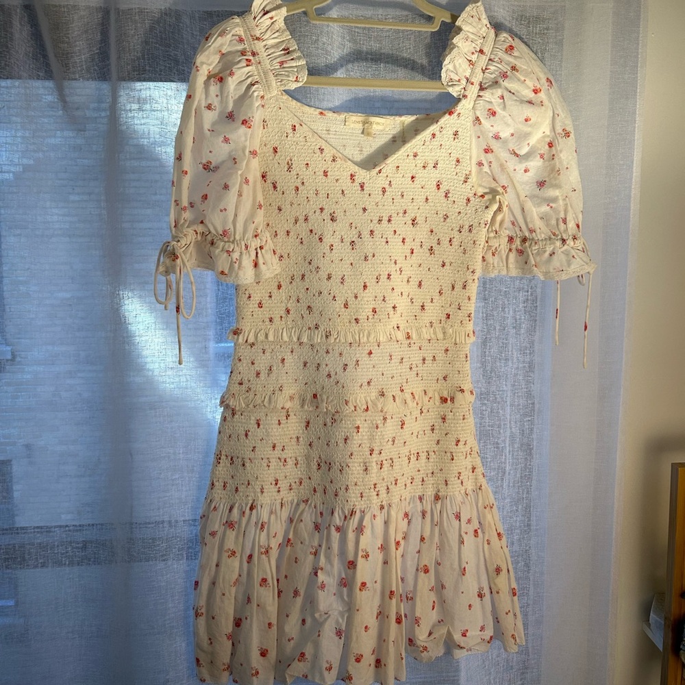 LoveShackFancy mini floral dress